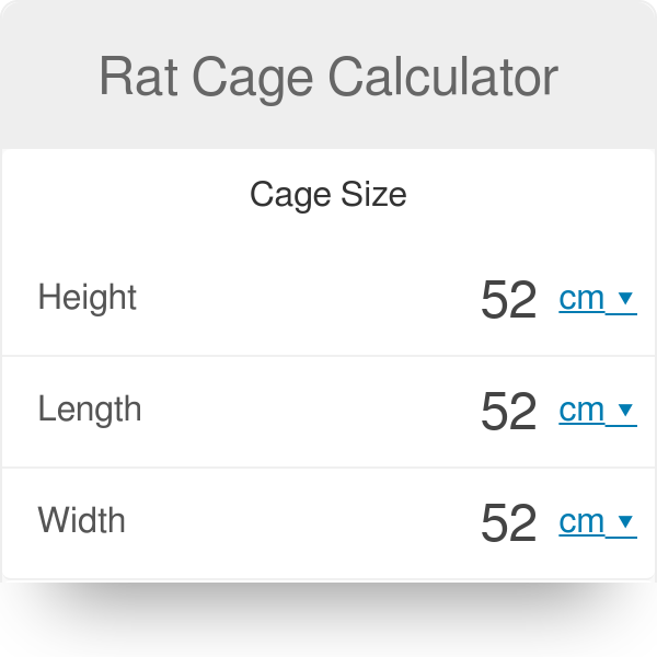 Cage pour Rat - 80x48.5x37.5cm