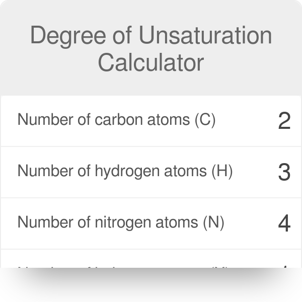 53 Calculate The Degree Of Unsaturation For C11h8clbro MarcosKornelia