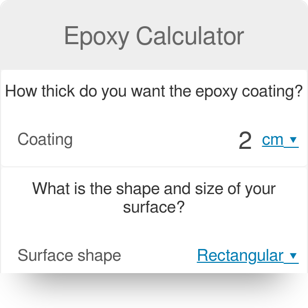Epoxy Resin Coverage Calculator: How Much Epoxy Will I Need?