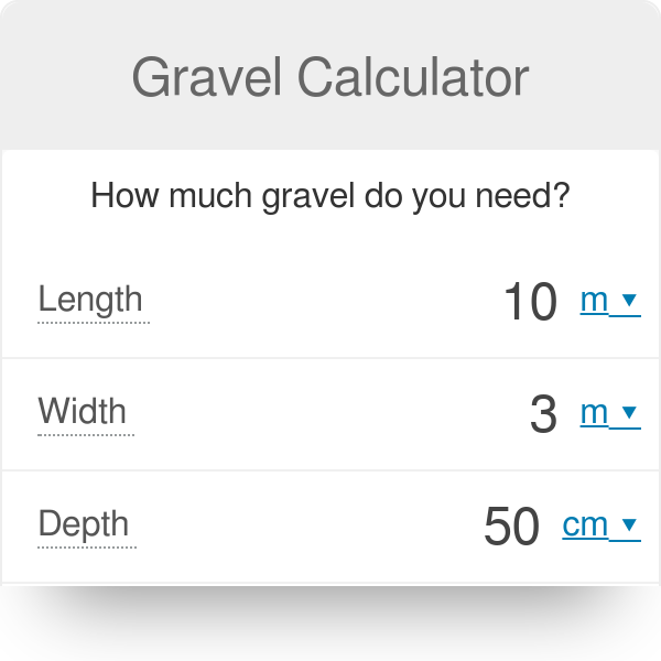 Concrete Calculation Chart