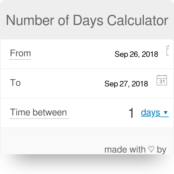 Days Calculator 2023 DornieBlythe