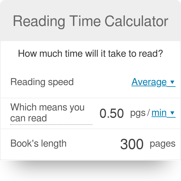 words to time calculator