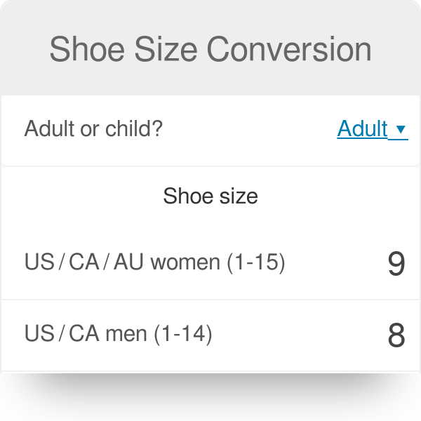 boy shoe size conversion to women's