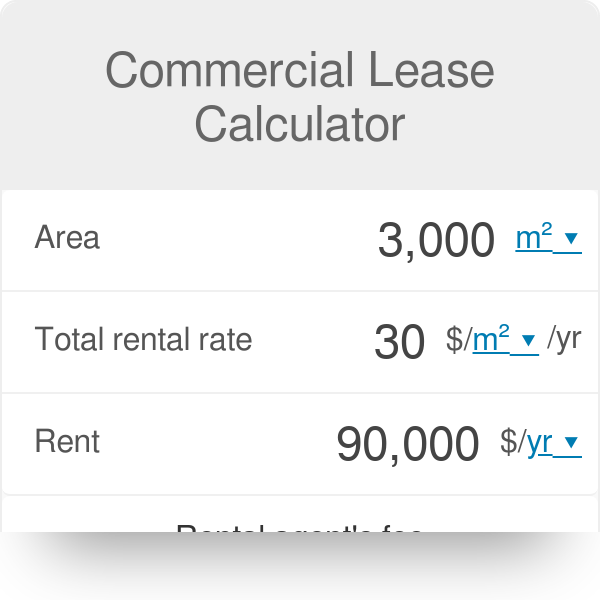 Counterpart fragment Cursed Commercial Lease Calculator