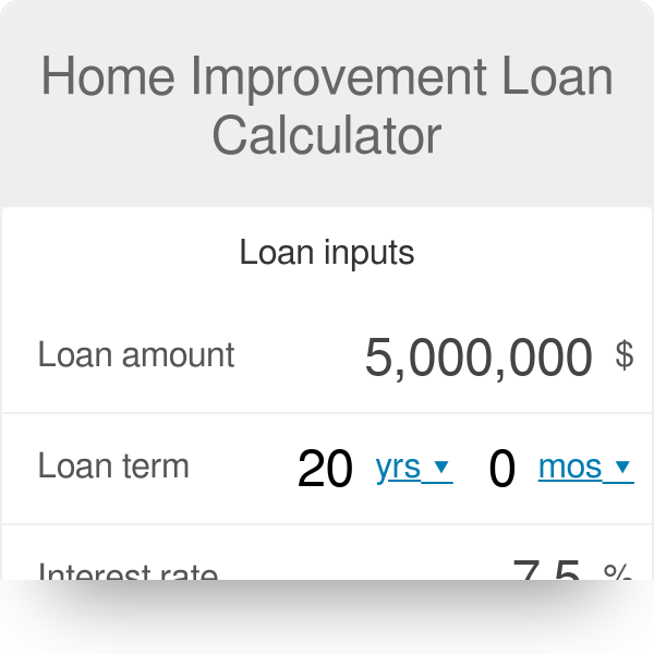 Home Improvement Loan@2 