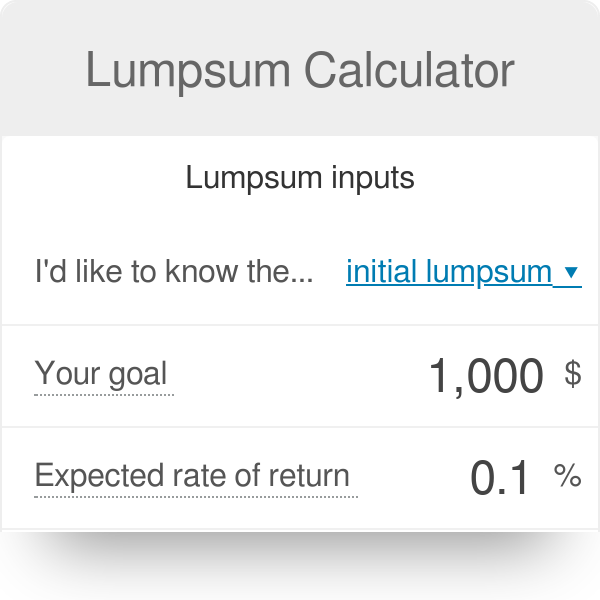 mortgage calculator with lump sum payment