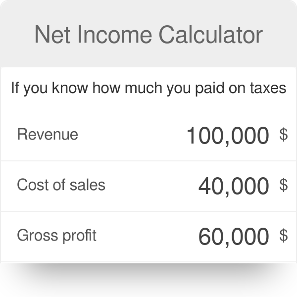 Gross to net deals calculator