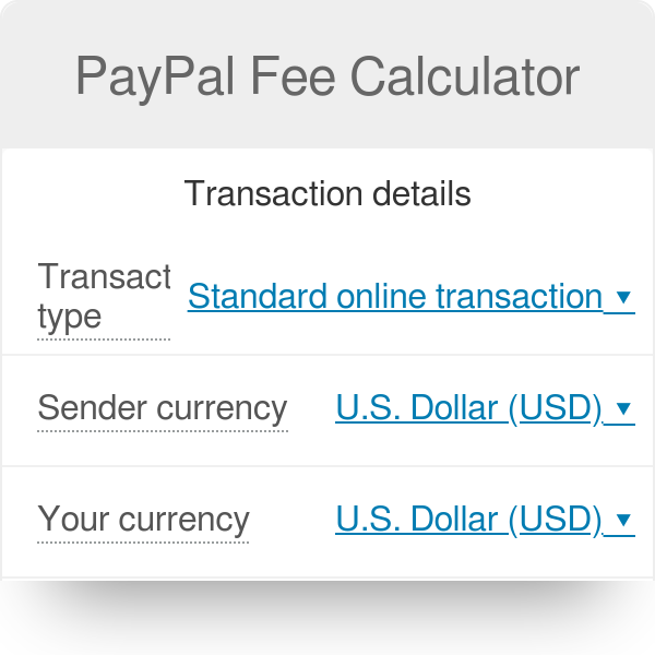 invoice fees paypal