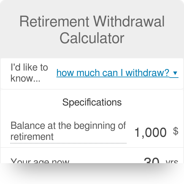 Drawdown calculator for retirement - MarcoHeeba