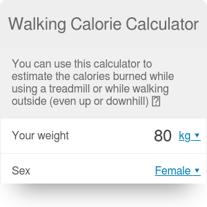 Walking Calorie Calculator - Omni