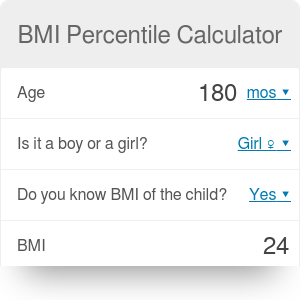 calculate online bmi percentile children