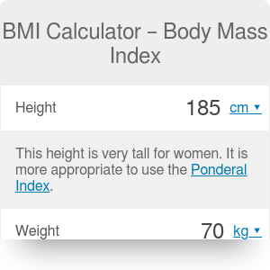 Bmi Calculator What S Your Body Mass Index Omni