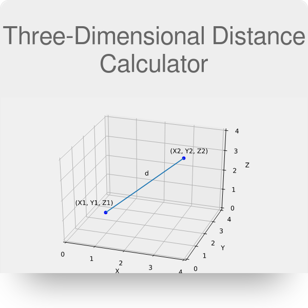 3d distance store formula