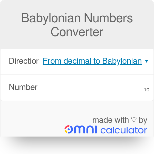 babylonian number system 1 100