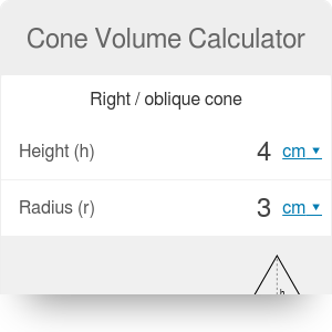 oblique cylinder volume calculator