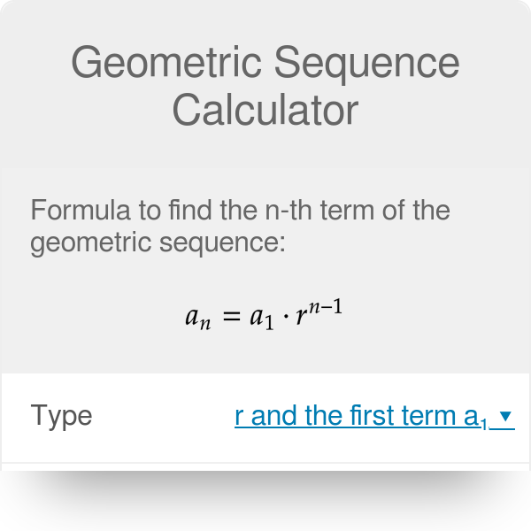 geometric sequence formula geometric sequence recursive formula
