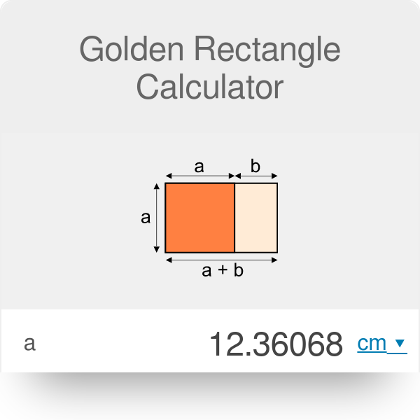 Golden Rectangle Calculator