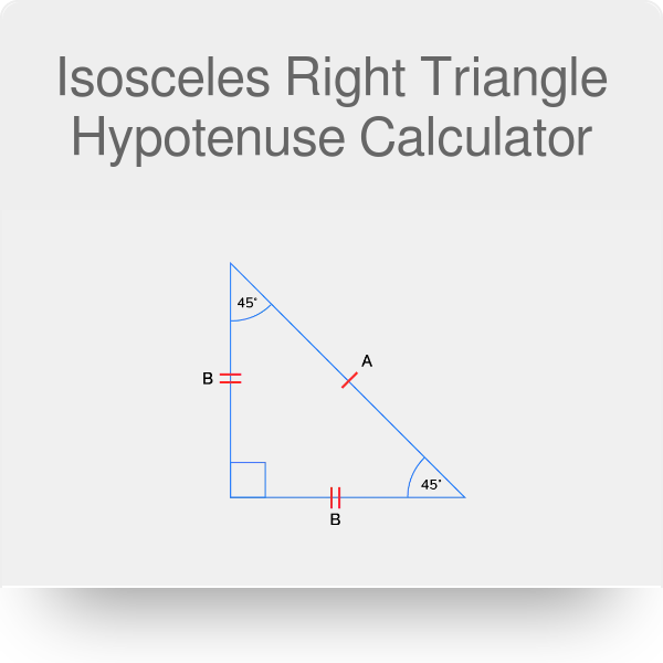 formula for isosceles right triangle