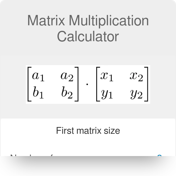 matrix multiplication calculator