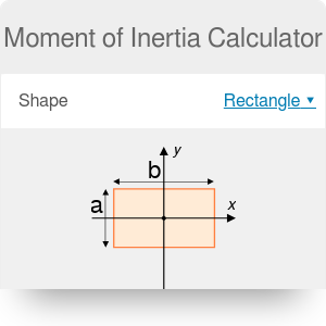 second moment of inertia calculator