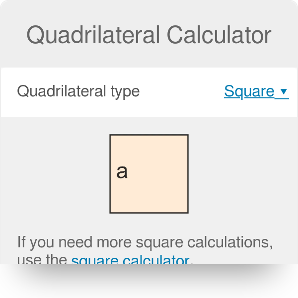Quadrilateral Calculator Omni