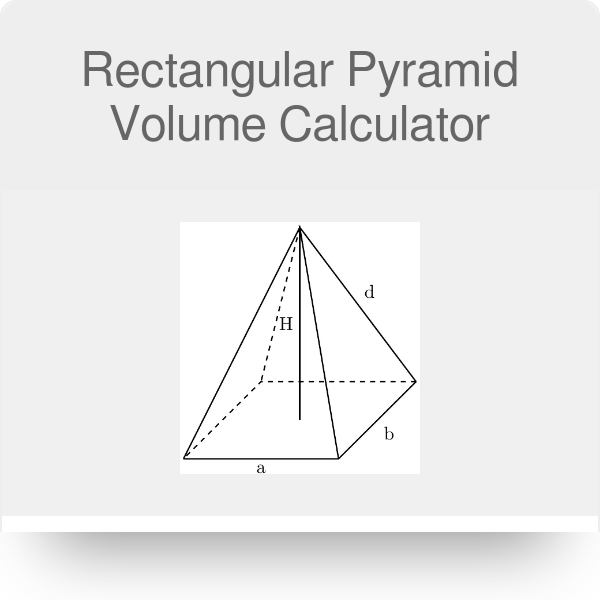 10 Rectangular Pyramid Volume Calculator JohnnyCrichton
