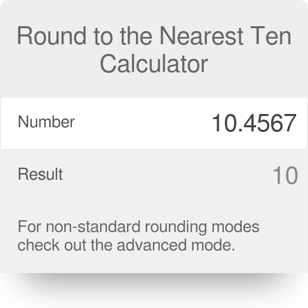 Round Numbers to Nearest Tens with Number Line and Rule 