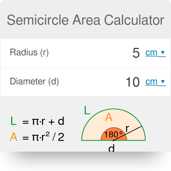 24 Semicircle Area Calculator CarlosEllia