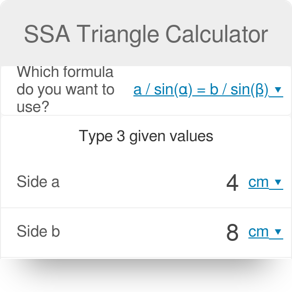39+ Ssa Triangle Calculator