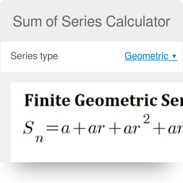 sum of first sequences calculator