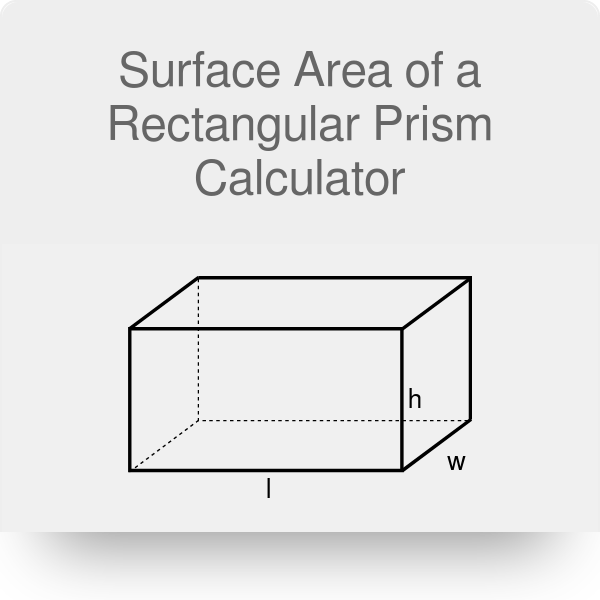Surface Area Of A Rectangular Prism Calculator - Surface Area Of A Wall Formula