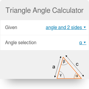 Triangle Angle Calculator Formula Omni