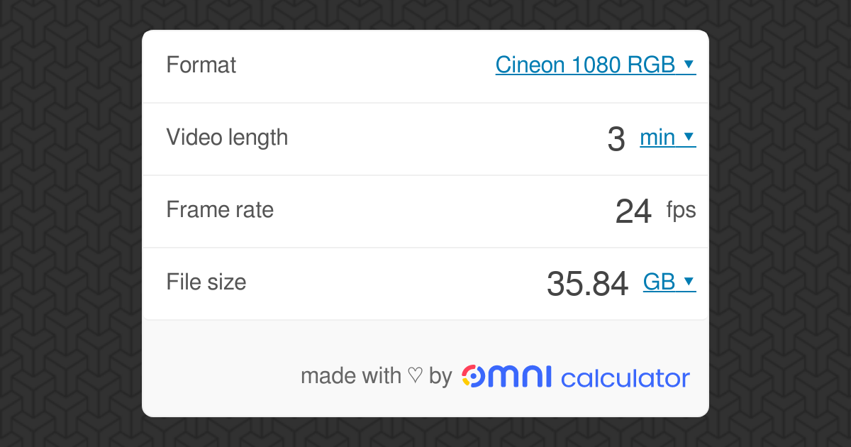 video file size calculator by format omni mp4 file size calculator