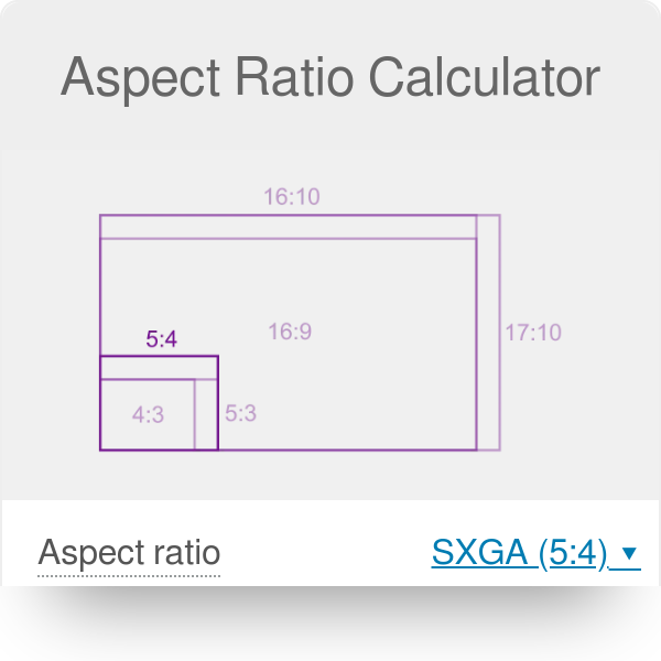 area ratio calculator