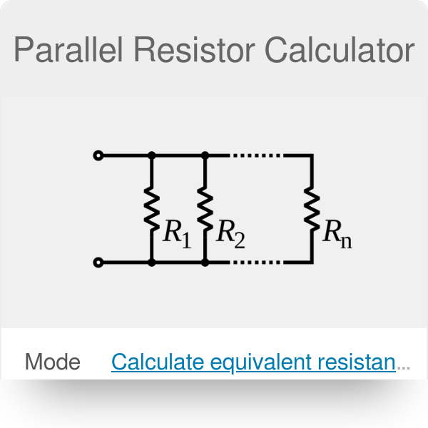parallel circuit calculator
