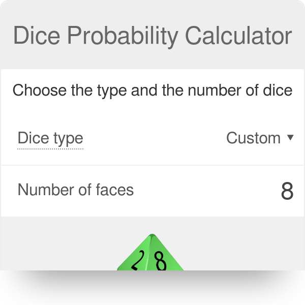 2 Dice Roller Calculator